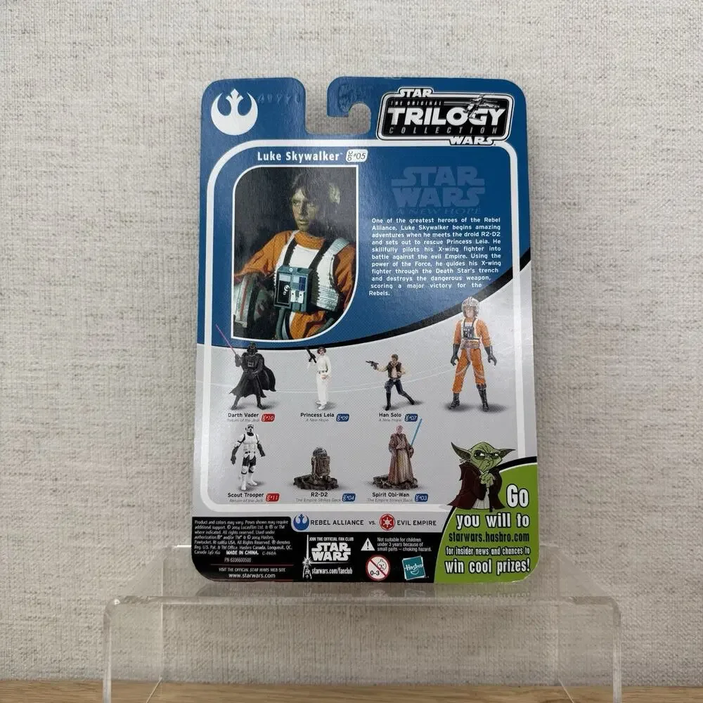 2004 Star Wars LUKE SKYWALKER OTC#05 Trilogy Collection A New Hope Figure NEW